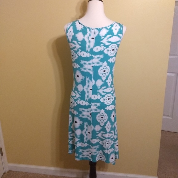 New Directions teal sundress sz large NWT *Z - Picture 3 of 4